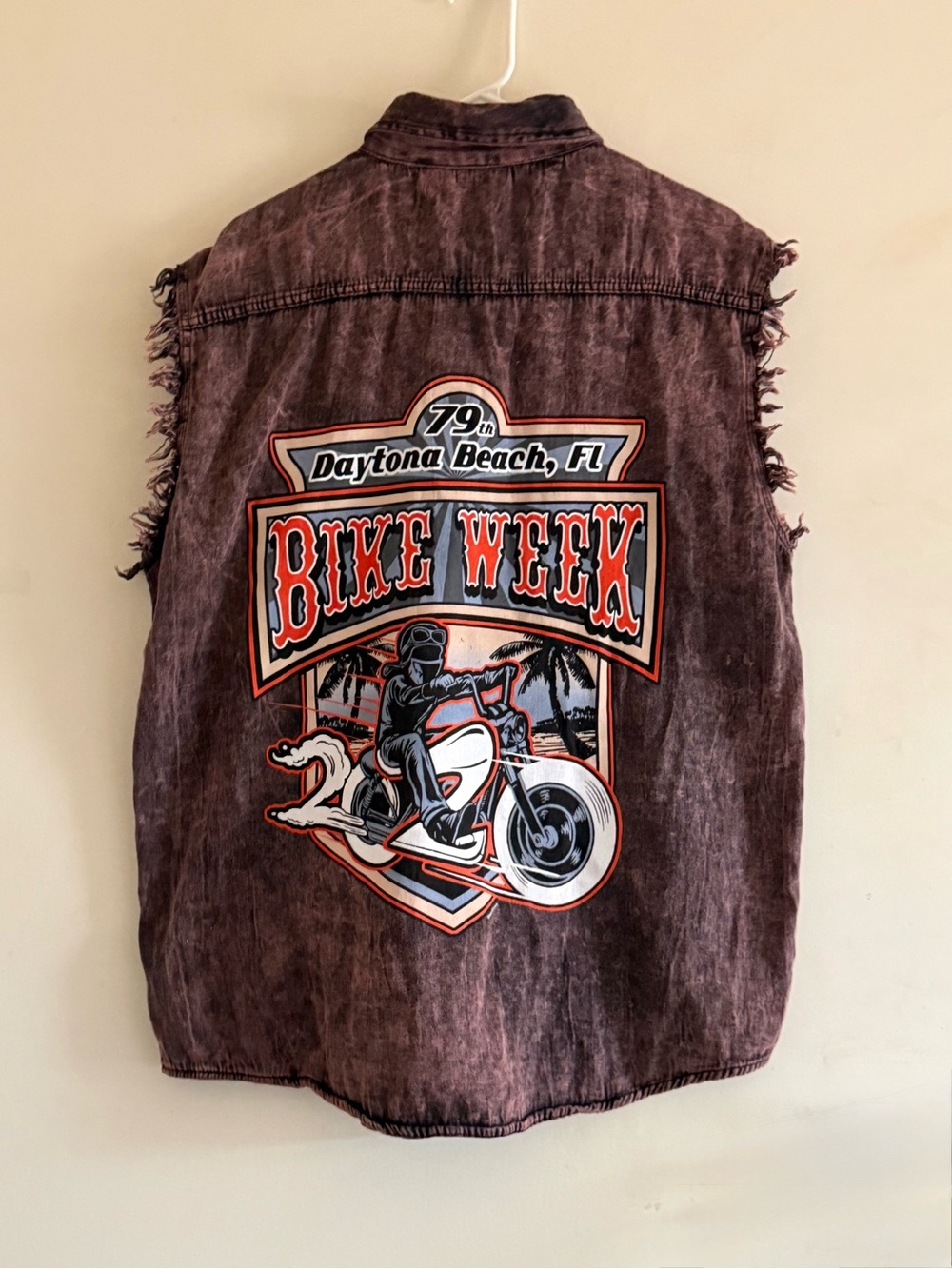 Bike Week Graphic Sleeveless Shirt - Large